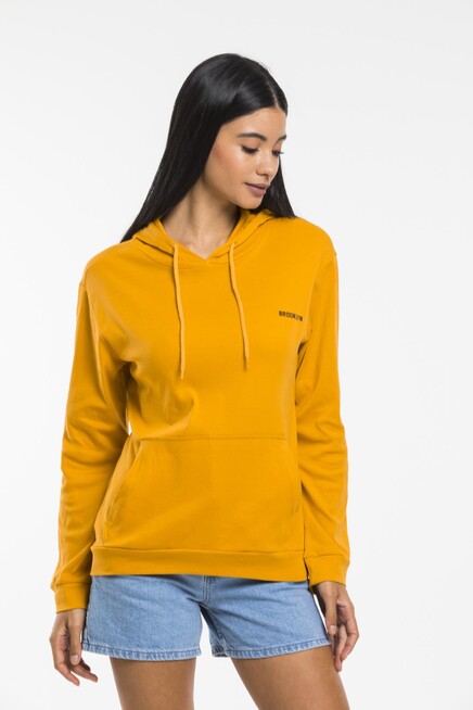 Kadın Kapşonlu Oversize Fit Baskılı Sweatshirt spr21k26 