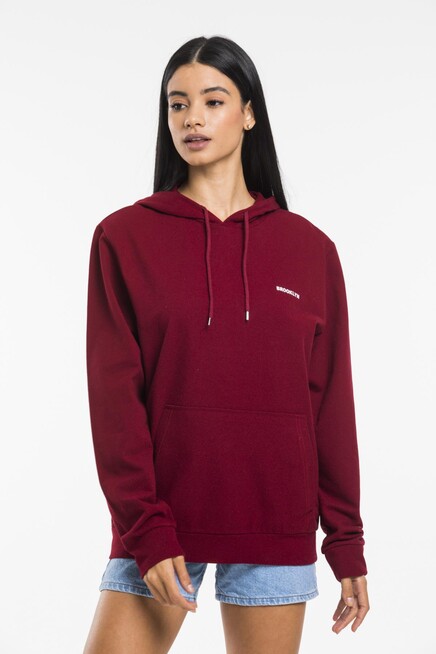 Kadın Kapşonlu Oversize Fit Baskılı Sweatshirt spr21k26 