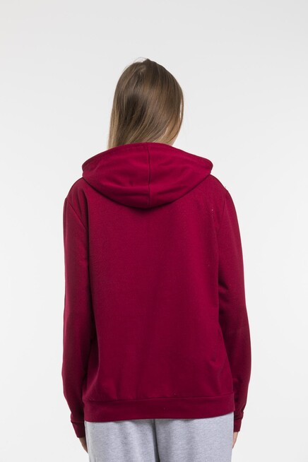 Süperlife Kadın Kapşonlu Oversize Fit İnce Sweatshirt spr21k55
