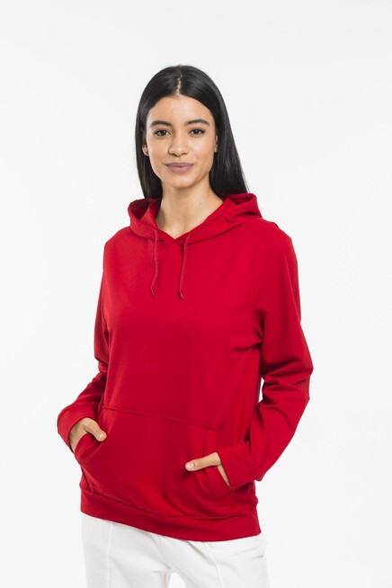 Süperlife Kadın Kapşonlu Oversize Fit İnce Sweatshirt spr21k55