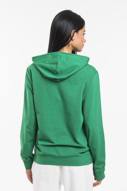 Süperlife Kadın Kapşonlu Oversize Fit İnce Sweatshirt spr21k55