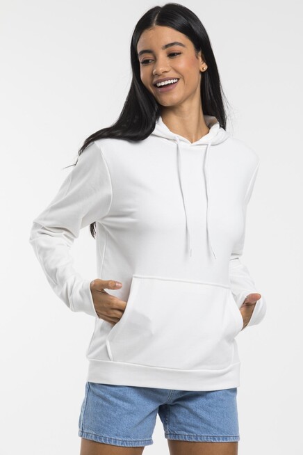 Süperlife Kadın Kapşonlu Oversize Fit İnce Sweatshirt spr21k55