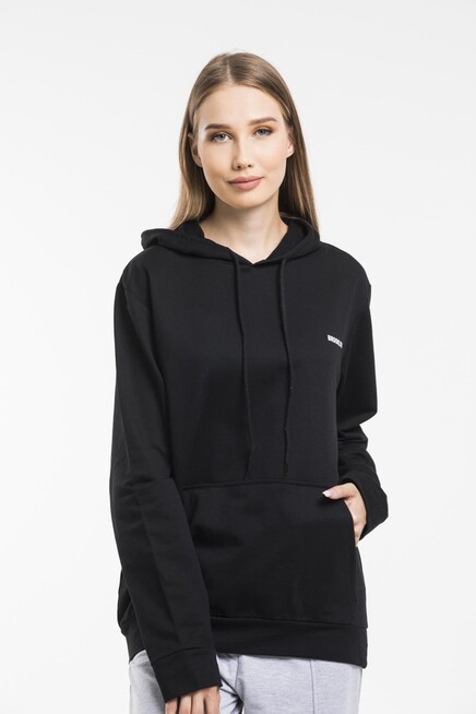 Kadın Kapşonlu Regular Fit Baskılı İnce Sweatshirt SPR21K61