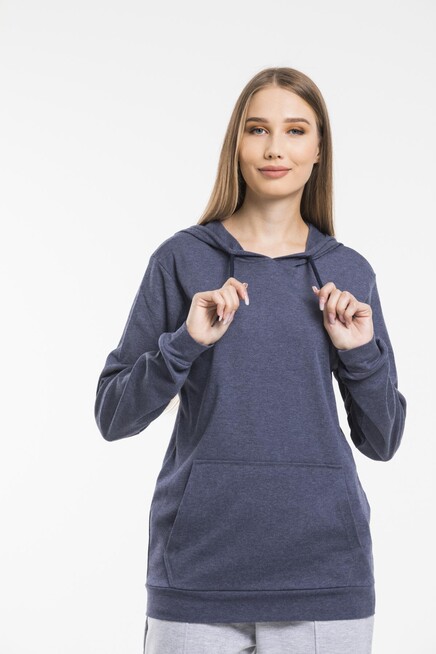 Kadın Kapş. Kanguru Cepli Sweatshirt spr21k25