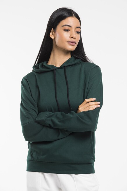 Kadın Kapş. Kanguru Cepli Sweatshirt spr21k25