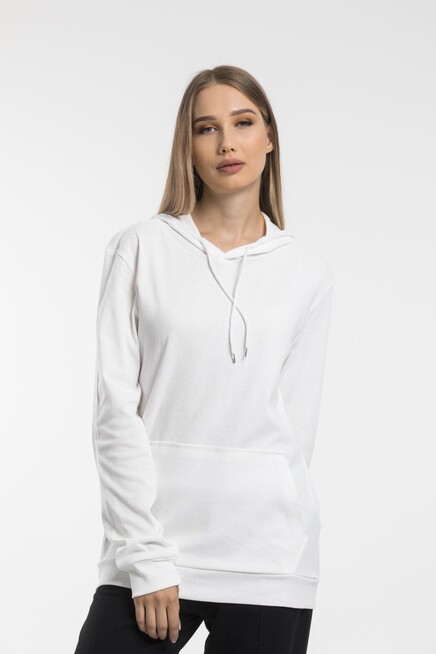 Kadın Kapş. Kanguru Cepli Sweatshirt spr21k25