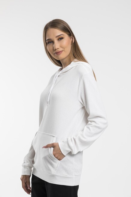 Kadın Kapş. Kanguru Cepli Sweatshirt spr21k25