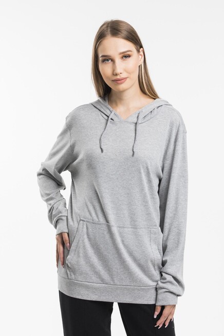 Kadın Kapş. Kanguru Cepli Sweatshirt spr21k25