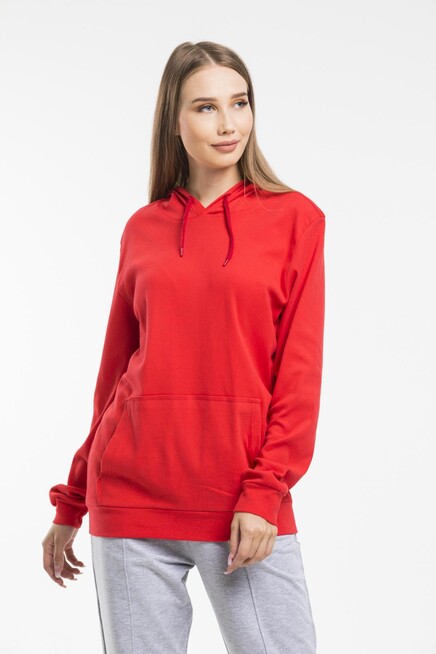 Kadın Kapş. Kanguru Cepli Sweatshirt spr21k25