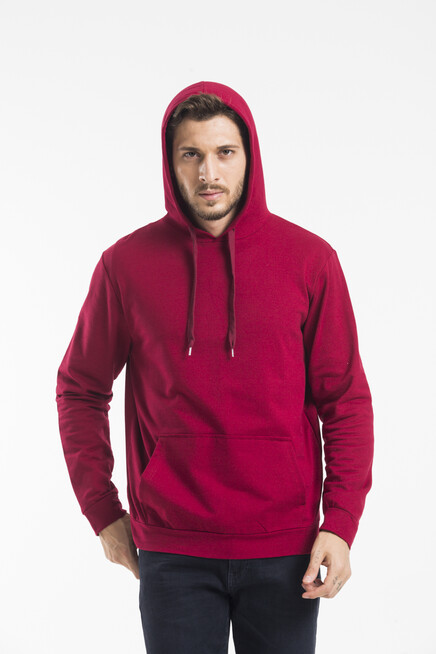 Erkek Kapşonlu Regular Fit İnce Sweatshirt SPR 20K55