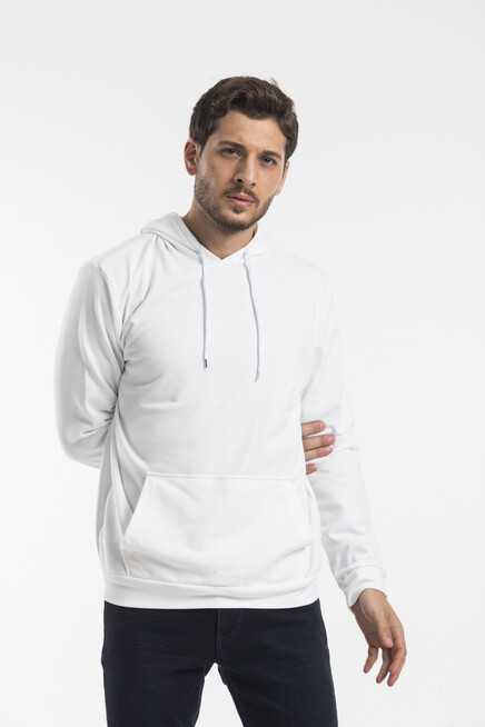 Erkek Kapşonlu Regular Fit İnce Sweatshirt SPR 20K55