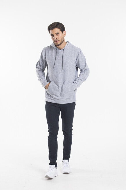 Erkek Kapşonlu Regular Fit İnce Sweatshirt SPR 20K55