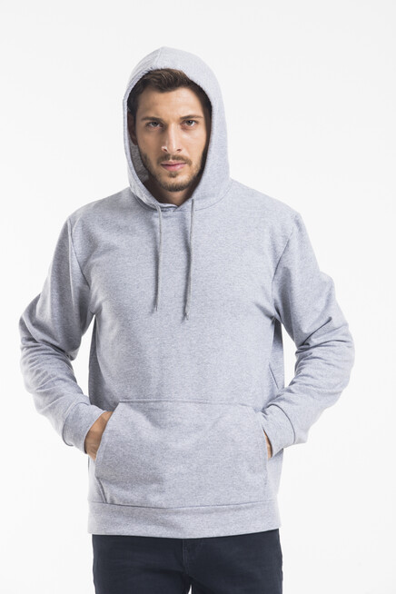 Erkek Kapşonlu Regular Fit İnce Sweatshirt SPR 20K55