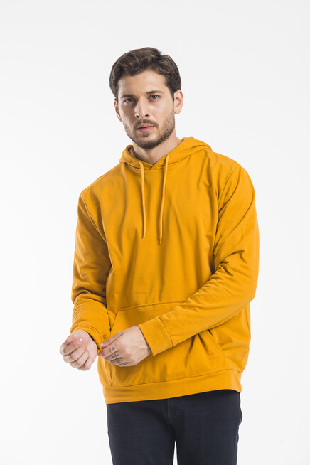 Erkek Kapşonlu Regular Fit İnce Sweatshirt SPR 20K55