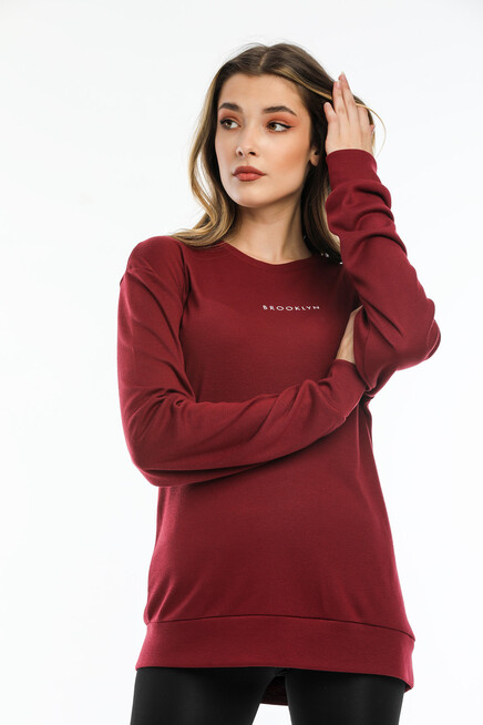 Süperlife Mevsimlik Brooklyn Baskılı Sweatshirt SPR22SWK102