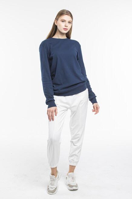 Süperlife Kadın Bisiklet Yaka Regular Fit Sweatshirt spr21k17