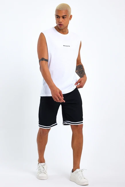 Süperlife Erkek Bisiklet Yaka Regular Fit Brooklyn Baskılı  Tişört SPR22TS122