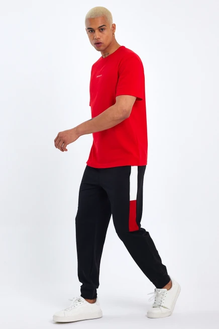 Süperlife Erkek Garnili Regular Fit İnce Eşofman Altı SPR23EA351
