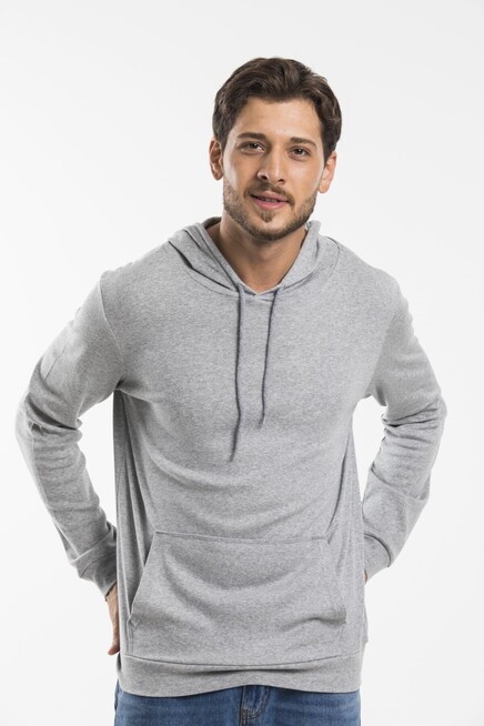 Erkek Kapşonlu Slim Fit Sweatshirt SPR 925