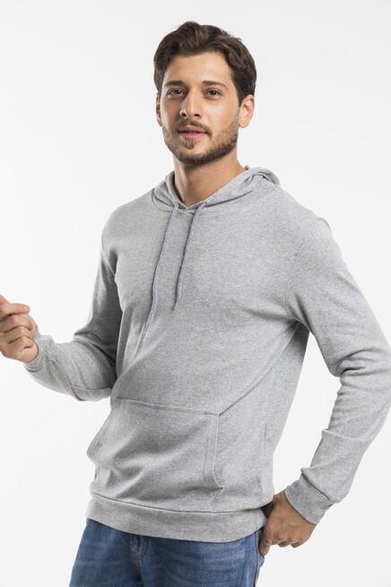 Erkek Kapşonlu Slim Fit Sweatshirt SPR 925