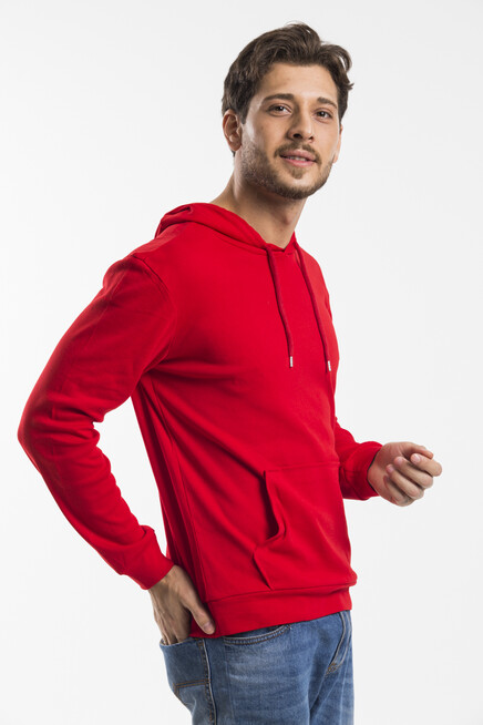 Erkek Kapşonlu Slim Fit Sweatshirt SPR 925