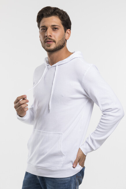 Erkek Kapşonlu Slim Fit Sweatshirt SPR 925