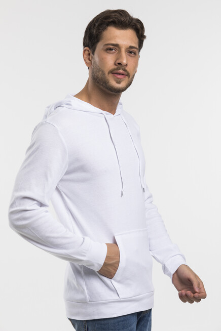 Erkek Kapşonlu Slim Fit Sweatshirt SPR 925