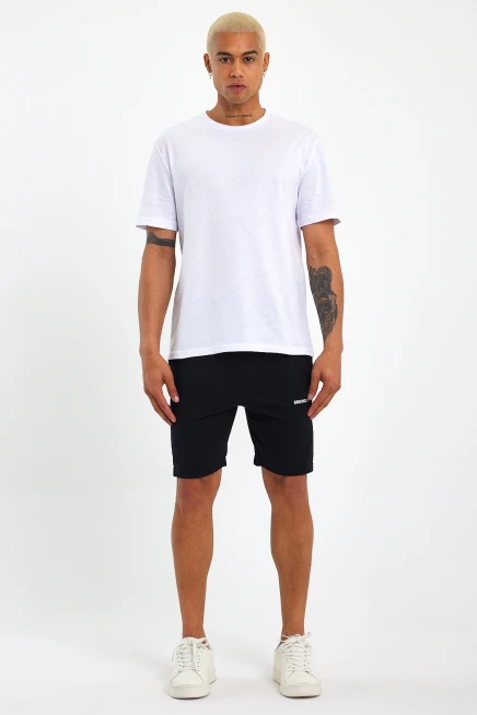 Süperlife Erkek Slim Fit Air Brooklyn Basklı Şort SPR 2020Y09