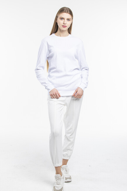 Süperlife Kadın Bisiklet Yaka Regular Fit Sweatshirt spr21k17