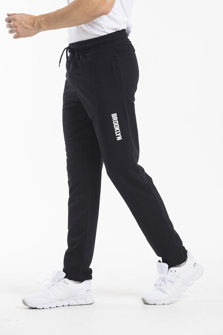 Erkek Basic Regular Fit Brooklyn Baskılı Eşofman Altı SPR22EA205