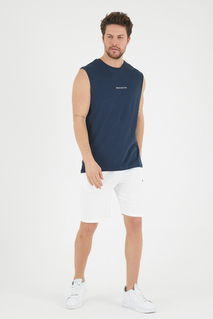 Süperlife Erkek Bisiklet Yaka Regular Fit Brooklyn Baskılı  Tişört SPR22TS122