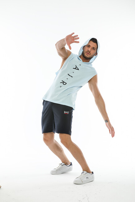 Süperlife Erkek Kapşonlu Standart &Regular Fit  Aır Baskılı Tişort SPR21Y07