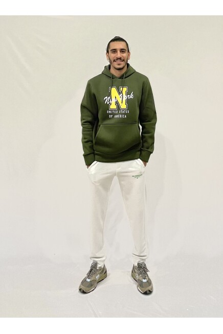 Süperlife Erkek  3 İplik Kalın San Fransisco Baskılı Eşofman Altı SPR24EA73
