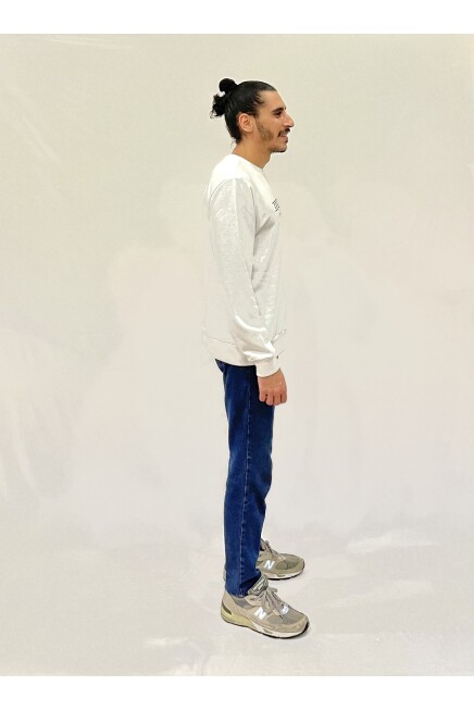 Süperlife Erkek Bisiklet Yaka Rahat Kalıp 3 iplik Kalın Californıa Baskılı  Sweatshirt SPR24SW32