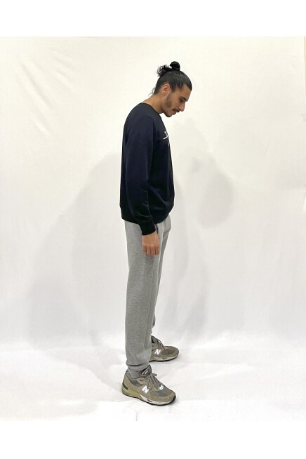 Süperlife Erkek Bisiklet Yaka Rahat Kalıp 3 iplik Kalın Tokyo Baskılı  Sweatshirt SPR24SW30