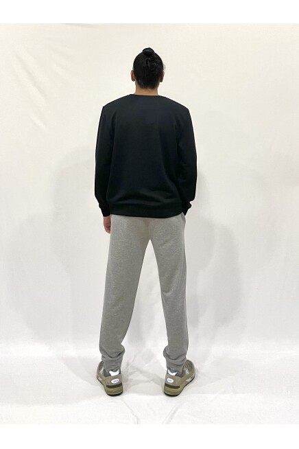Süperlife Erkek Bisiklet Yaka Rahat Kalıp 3 iplik Kalın Tokyo Baskılı  Sweatshirt SPR24SW30