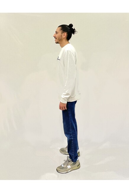 Süperlife Erkek Bisiklet Yaka Rahat Kalıp 3 iplik Kalın Tokyo Baskılı  Sweatshirt SPR24SW30