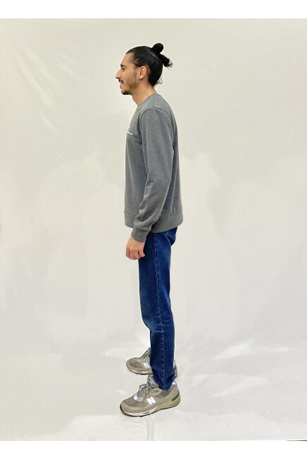 Süperlife Erkek Bisiklet Yaka Rahat Kalıp 3 iplik Kalın Tokyo Baskılı  Sweatshirt SPR24SW30