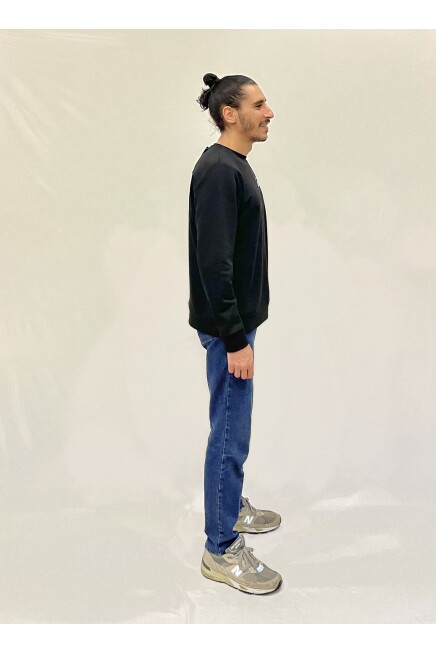 Süperlife Erkek Bisiklet Yaka Rahat Kalıp 3 iplik Kalın W.Brooklyn Baskılı  Sweatshirt SPR24SW31