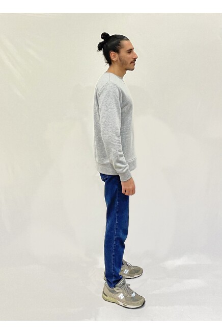 Süperlife Erkek Bisiklet Yaka Rahat Kalıp 3 iplik Kalın W.Brooklyn Baskılı  Sweatshirt SPR24SW31