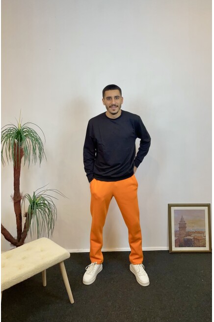 Süperlife Erkek İçi Polarlı 3 iplik Kalın Eşofman Altı SPR24EA95