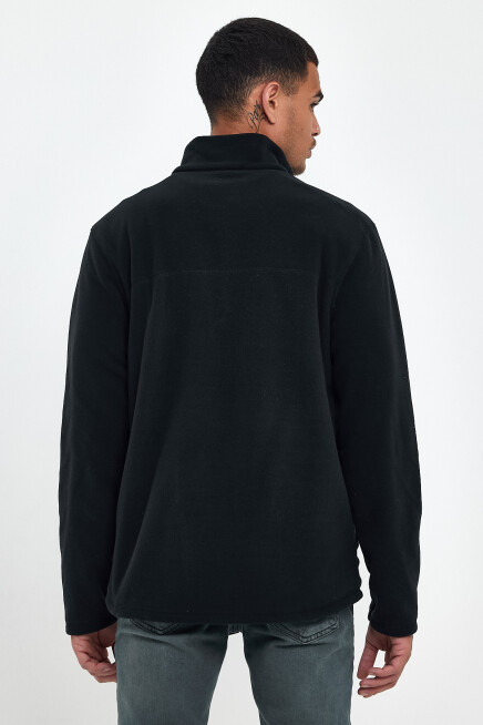 Süperlife Erkek Rahat Kalıp Softech Polar Yarım Fermuarlı Sweatshırt spr24pw20