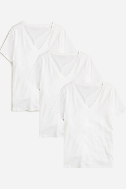 Süperlife Kadın V Yaka Regular Tshirt SPR24TSK45-3