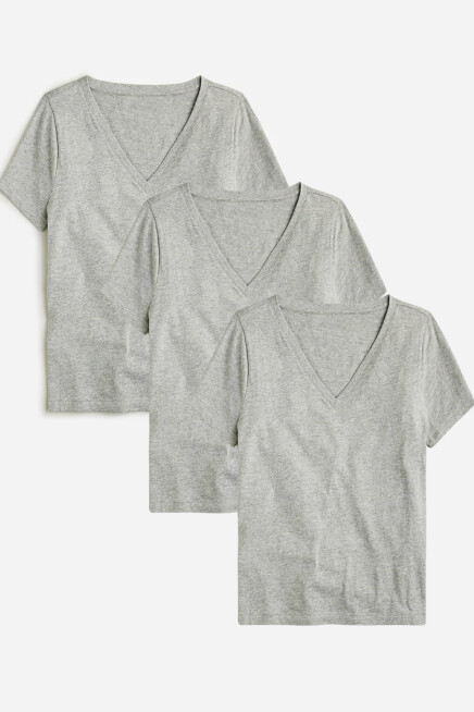 Süperlife Kadın V Yaka Regular Tshirt SPR24TSK45-3