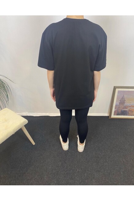Süperlife Kadın Bisiklet Yaka W.Brooklyn Baskılı Tişort  SPR21YK21