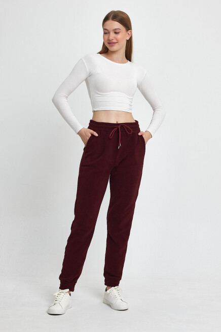 Süperlife Kadın Rahat Kalıp Softech Polar Sweat Eşofman Altı SPR24EA97
