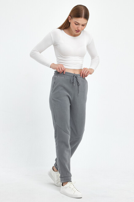 Süperlife Kadın Rahat Kalıp Softech Polar Sweat Eşofman Altı SPR24EA97