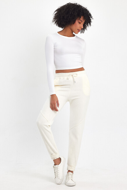 Süperlife Kadın Rahat Kalıp Softech Polar Sweat Eşofman Altı SPR24EA97