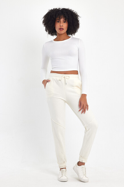 Süperlife Kadın Rahat Kalıp Softech Polar Sweat Eşofman Altı SPR24EA97