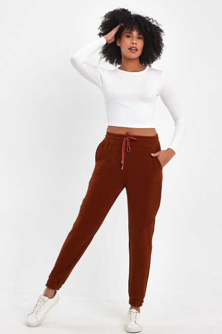 Süperlife Kadın Rahat Kalıp Softech Polar Sweat Eşofman Altı SPR24EA97